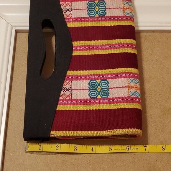 Textile pattern clutch - Picture 6 of 6